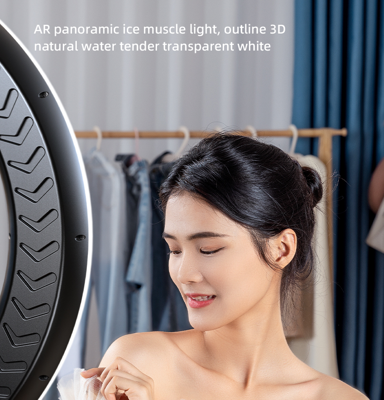 Đèn Livestream Rtako AR-GTB01 Ring Light 18/22 inch - Thiết kế gọn gàng