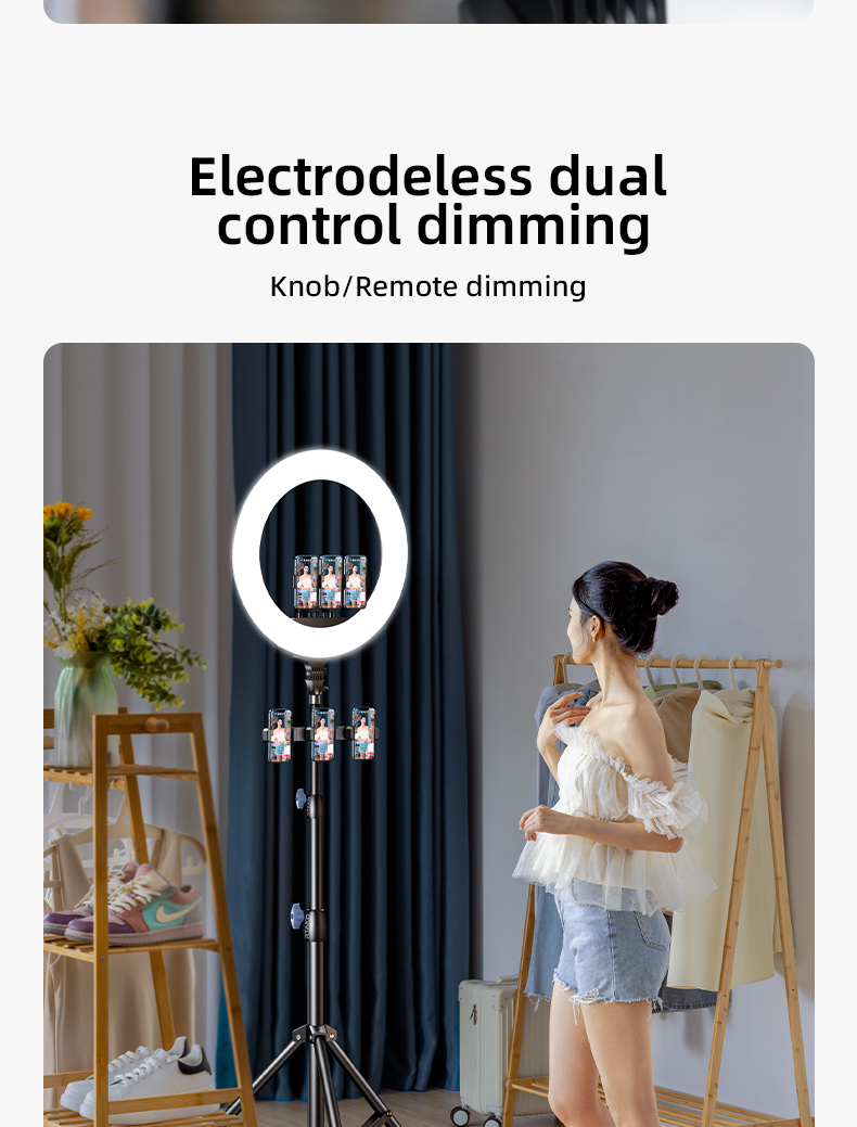 Đèn Livestream Rtako AR-GTB01 Ring Light 18/22 inch - Trải nghiệm ánh sáng thực tế