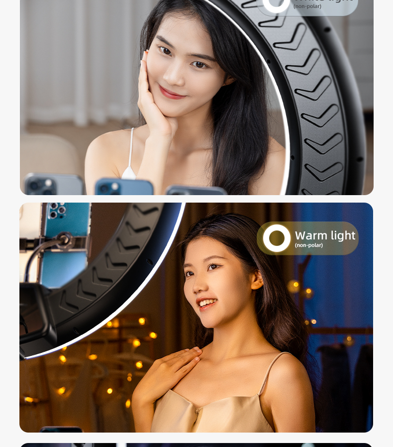 Đèn Livestream Rtako AR-GTB01 Ring Light 18/22 inch - Ánh sáng tự nhiên