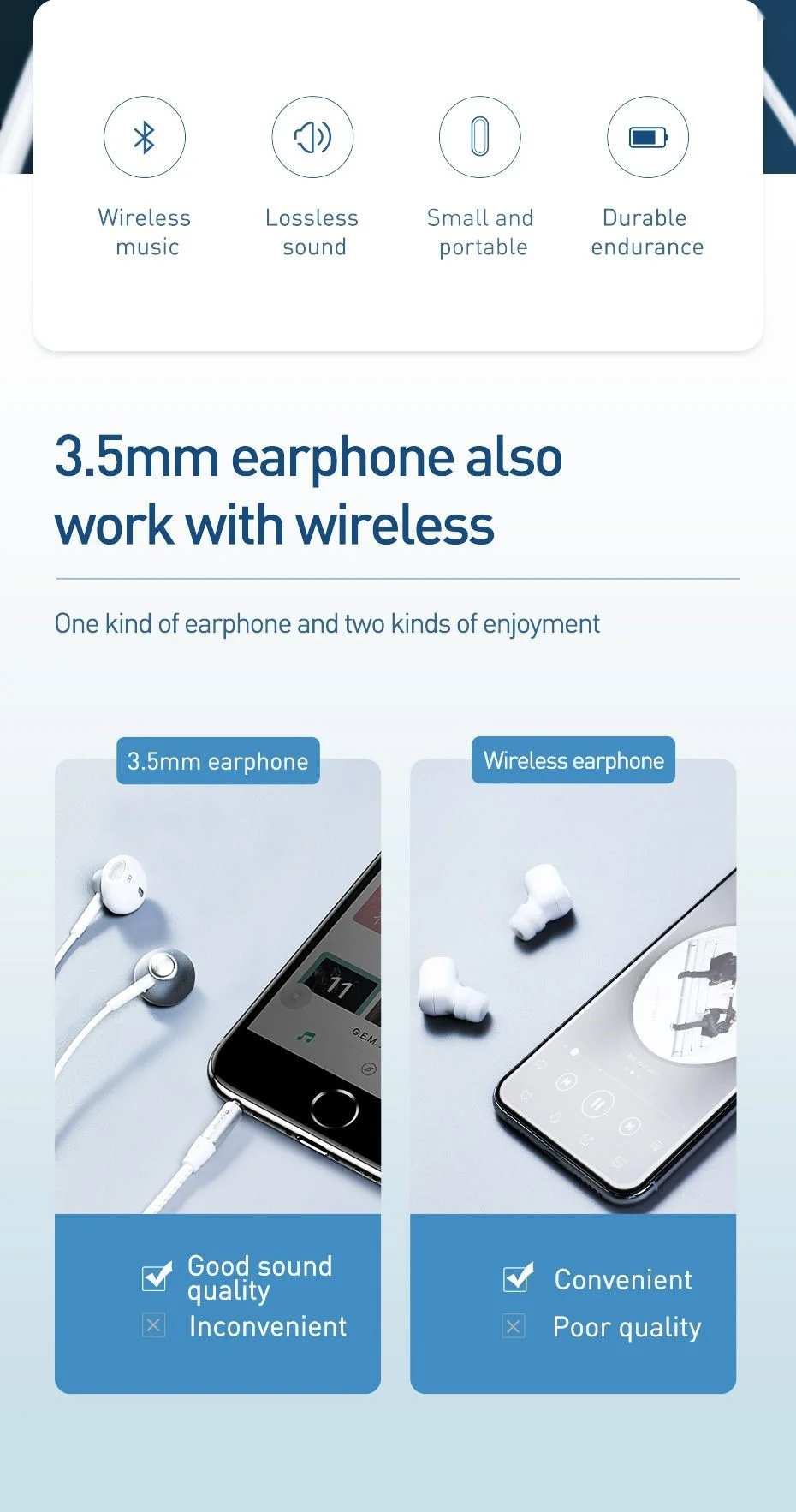 Bộ thu Bluetooth Receiver Baseus LV564