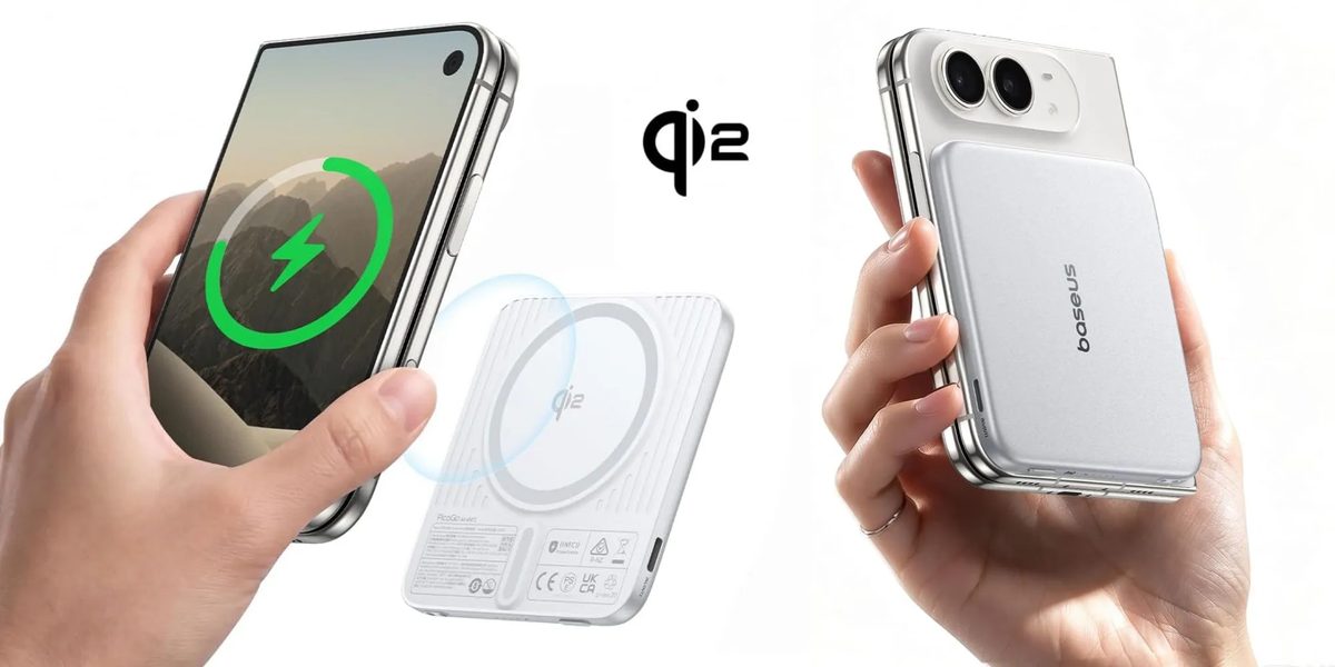 Độ mỏng chỉ 7.9mm của pin dự phòng từ tính Baseus PicoGo Air AM72 chuẩn Qi2