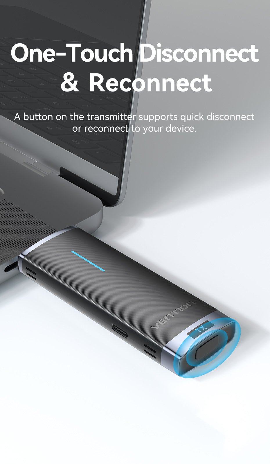 chube Bộ truyền hình ảnh HDMI không dây VENTION ADC