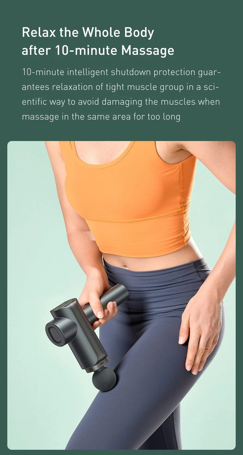 Máy massage Booster Dual Baseus LV849-DG (ACJMQ-0G) - Thiết kế Ergonomic