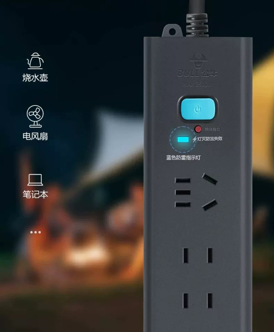 Cấp nguồn cho bếp điện ấm đun và đèn chiếu sáng khi dã ngoại ngoài trời