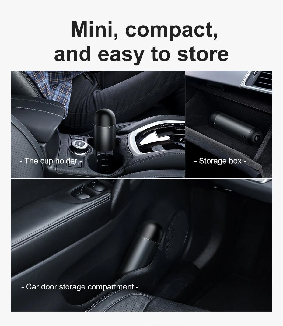 Máy hút bụi cầm tay Mini Baseus Capsule LV538 - Kích thước nhỏ gọn