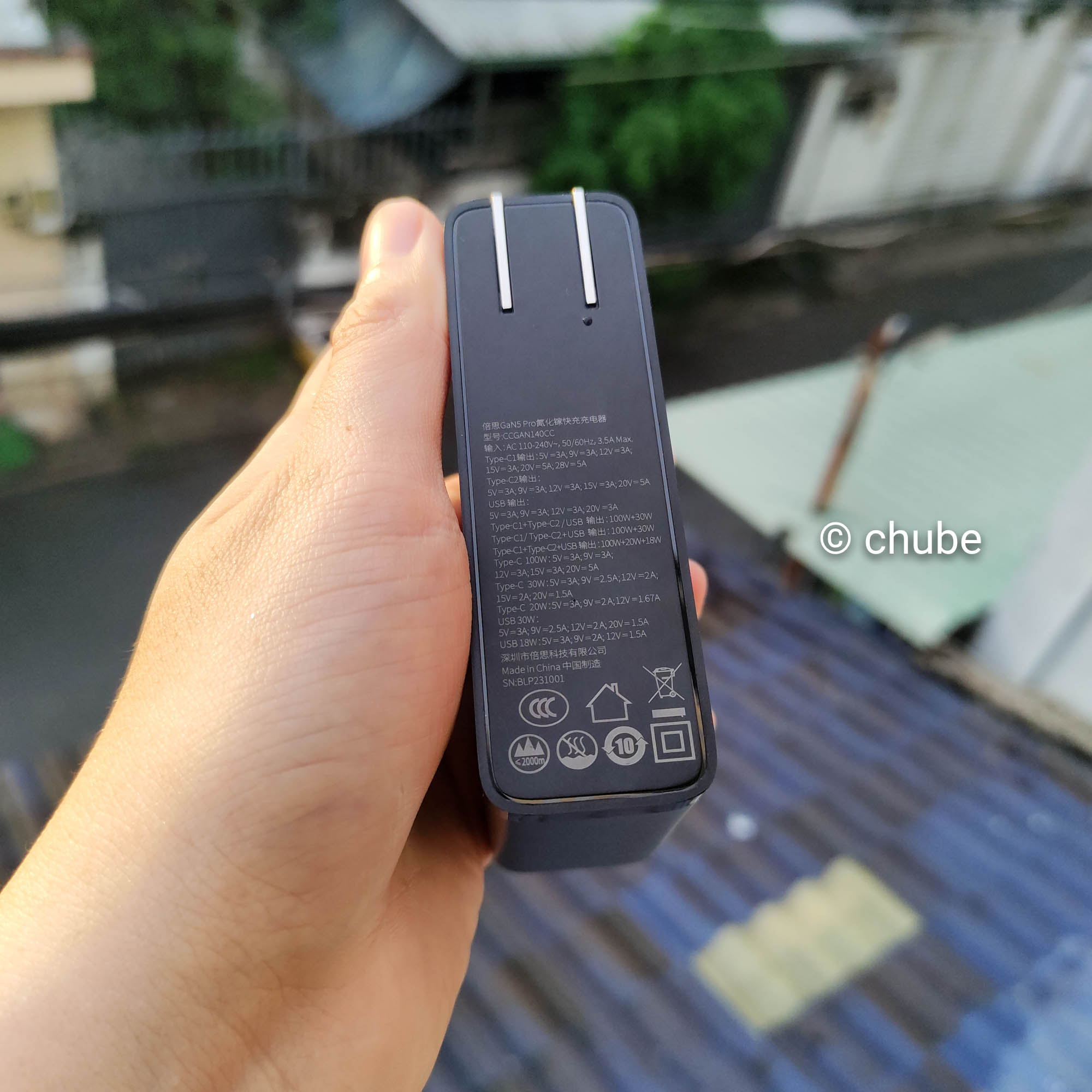 Củ sạc nhanh Baseus GaN5 Pro 140W với công nghệ bảo vệ an toàn