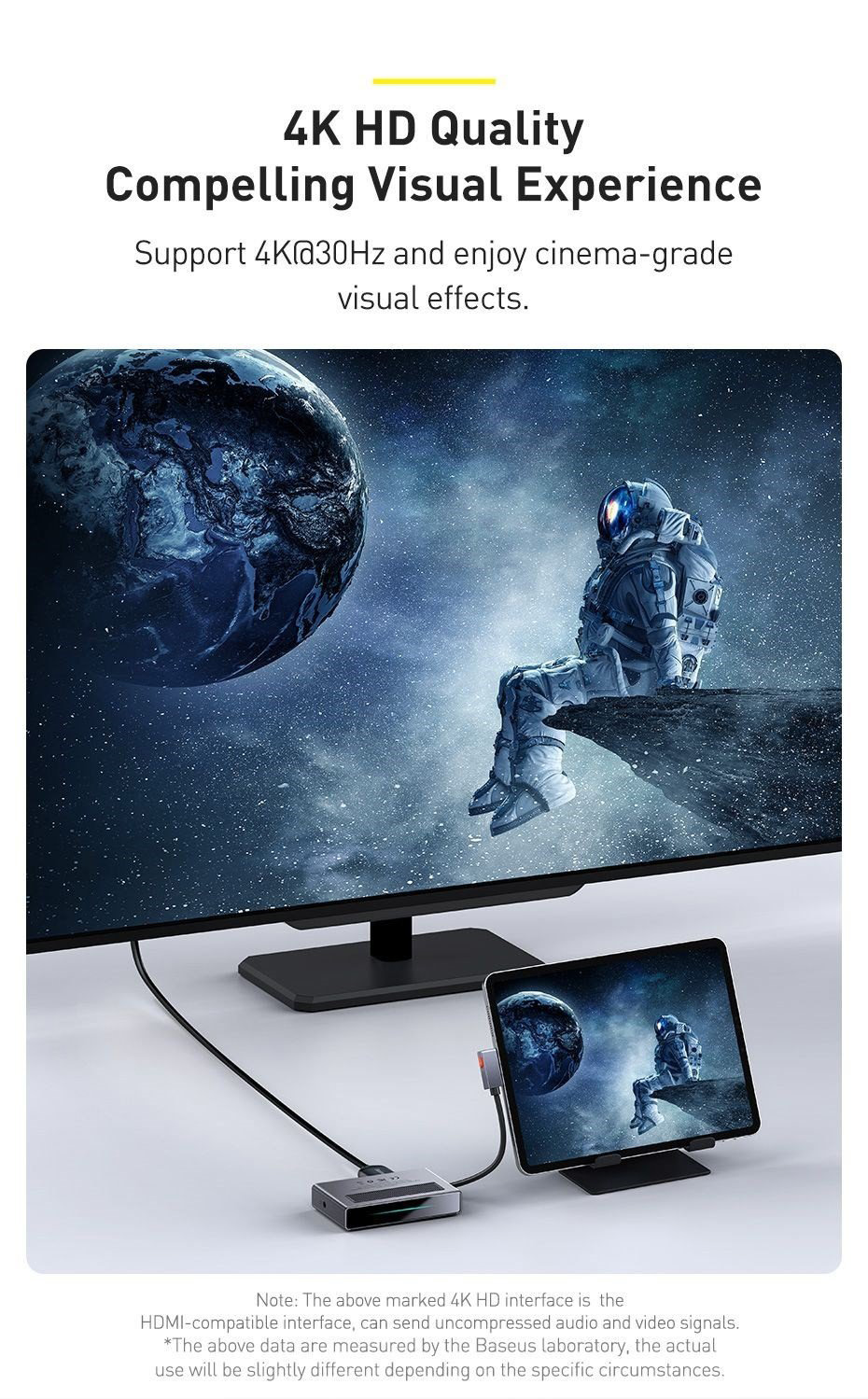 Hub chuyển đổi iPad 6 trong 1 Baseus Magic Multifunctional - Sạc nhanh PD 100W qua cổng Type-C