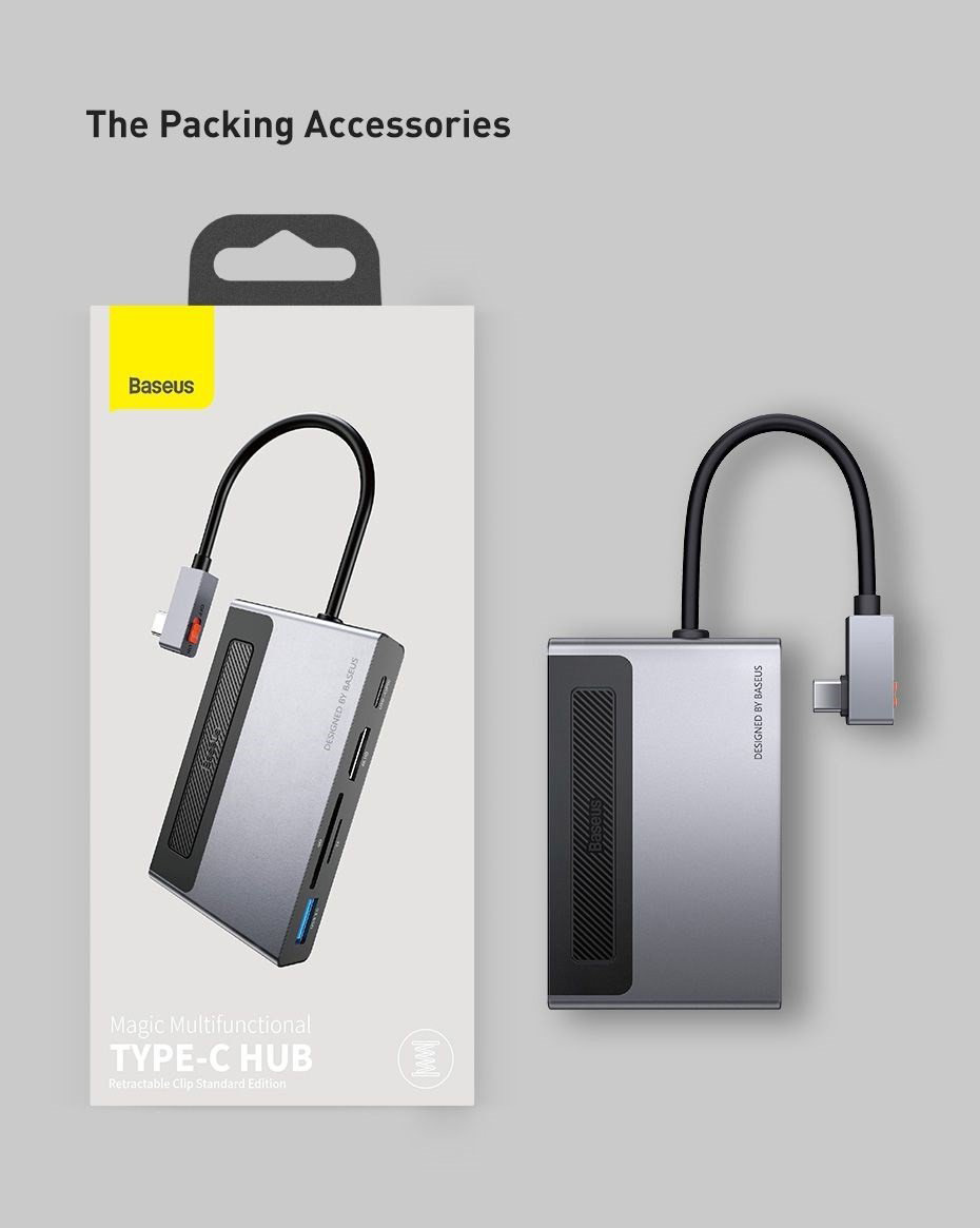 Hub chuyển đổi iPad 6 trong 1 Baseus Magic Multifunctional - Giải pháp mở rộng kết nối hoàn hảo cho iPad
