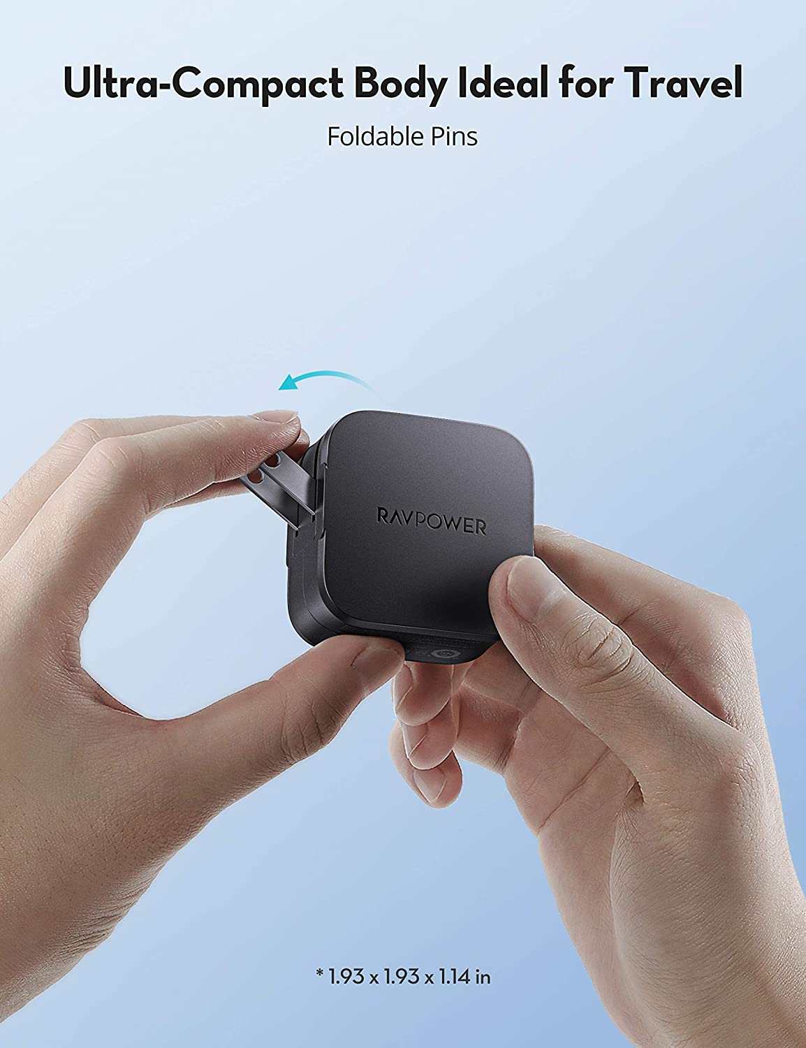 Bộ cáp sạc nhanh RAVpower RP-PC144 PD 3.0 30W kèm cáp C to Lightning MFI