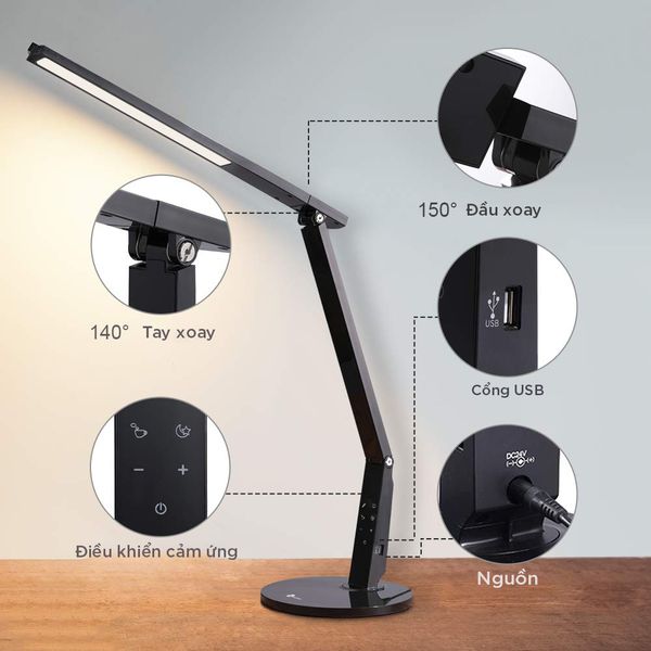 Đèn bàn LED chống cận Taotronics TT-DL10