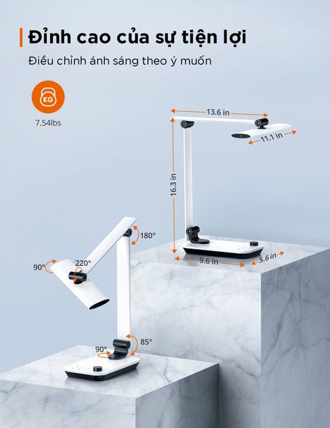 Đèn LED làm việc Taotronics TT-DL092 thông minh