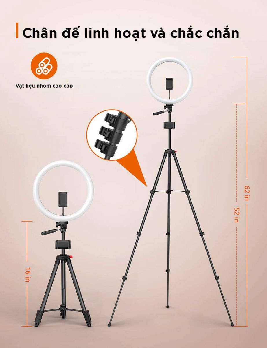 Đèn vòng Selfie cao cấp Taotronics TT-CL027