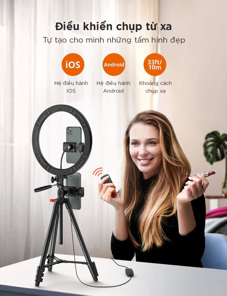 Đèn vòng Selfie Taotronics TT-CL027 tự sướng