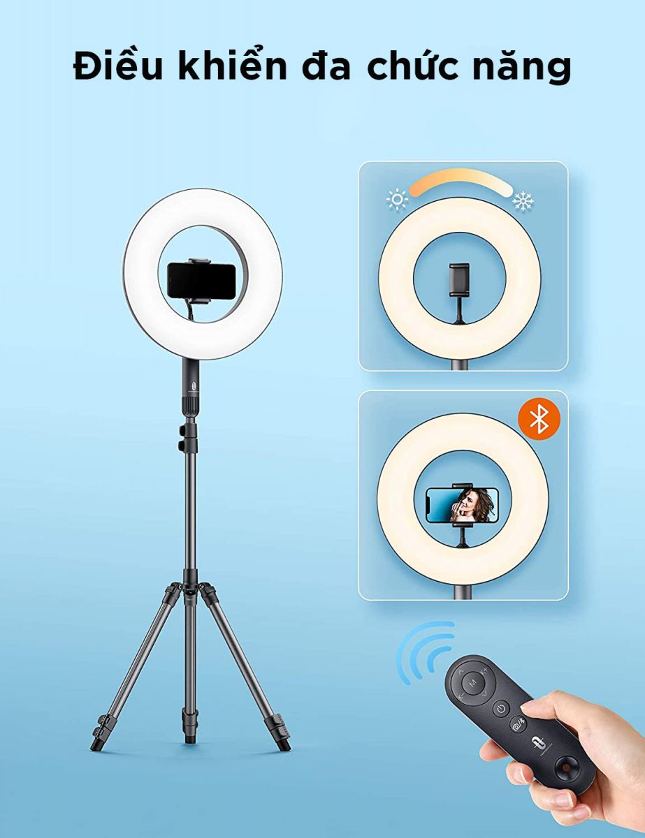 Đèn vòng LED livestream Taotronics TT-CL030