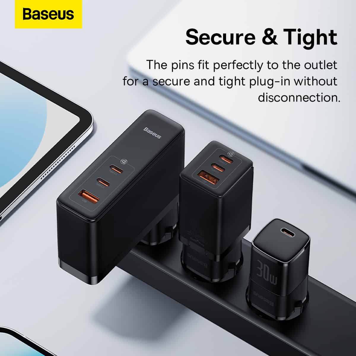 chube Phích cắm chuyển đổi Baseus Travel Plug dùng cho nhiều quốc gia