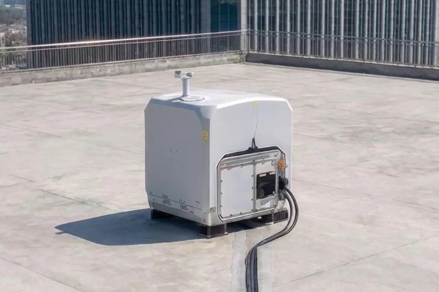 Thiết kế trạm DJI Dock 4. Ảnh: Gizmochina.