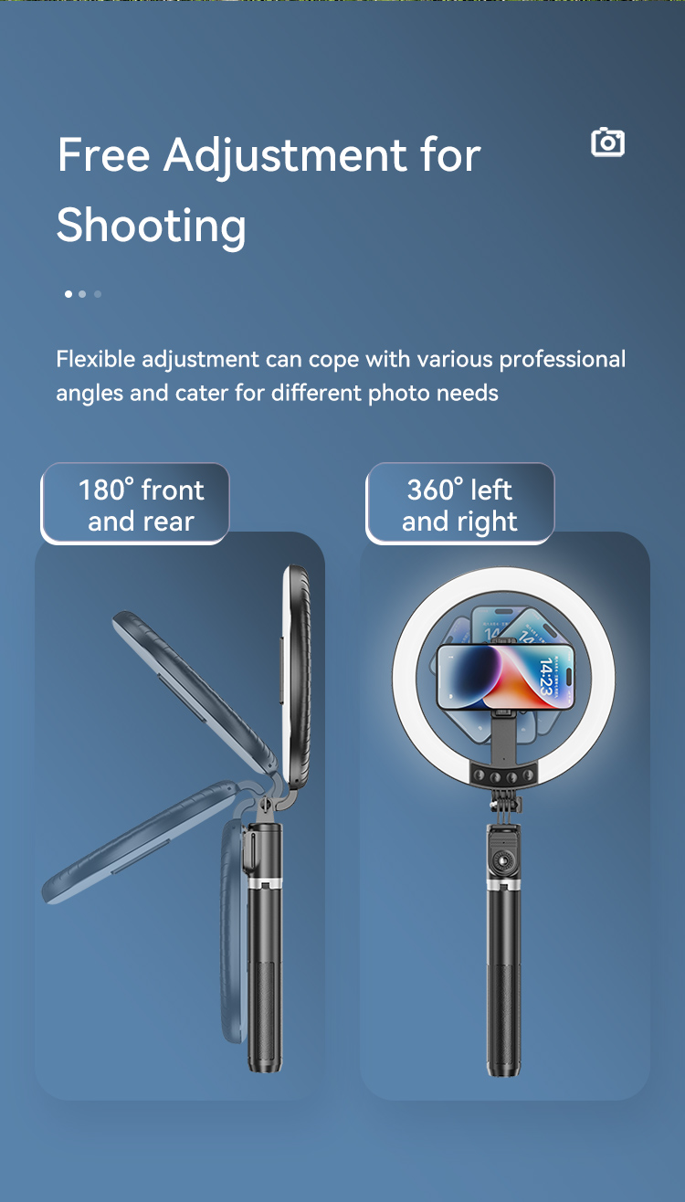 Tripod Tích Hợp Đèn Livestream USAMS ZB323 - Dễ dàng mang theo 3