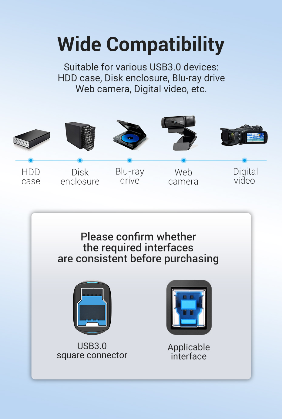 chube Cáp Máy In USB2.0 to USB B VENTION COO