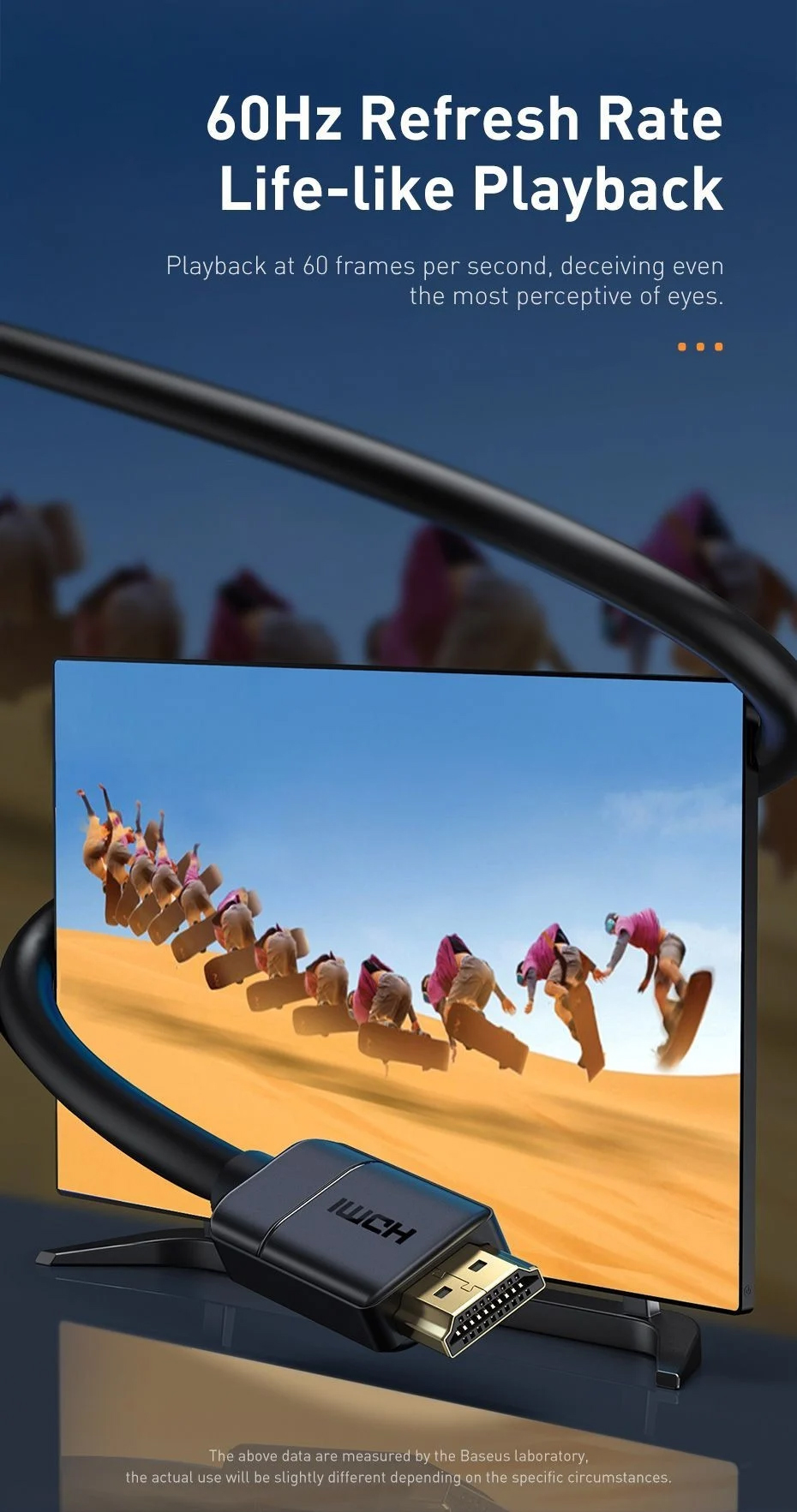 Cáp HDMI 2.0 siêu nét Baseus High Definition Series