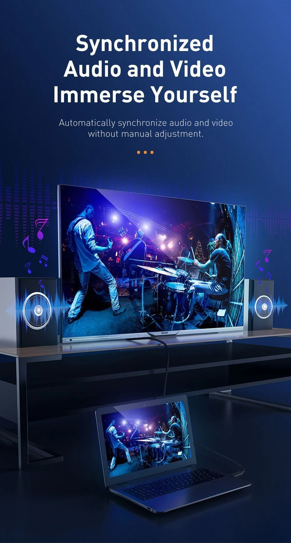 Cáp HDMI 2.0 siêu nét Baseus High Definition Series