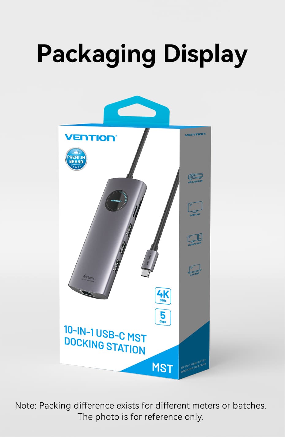 chube Hub Mở Rộng Kết Nối Đa Năng VENTION TQUHB 4K@60Hz