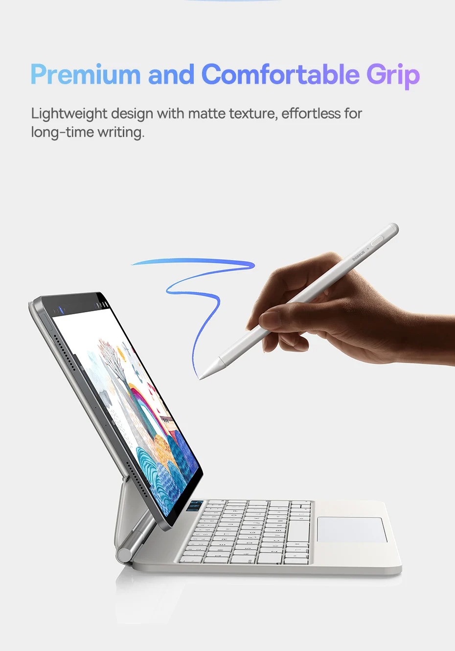 Bút cảm ứng Baseus Smooth Writing 2 Lite sạc qua cổng USB-C
