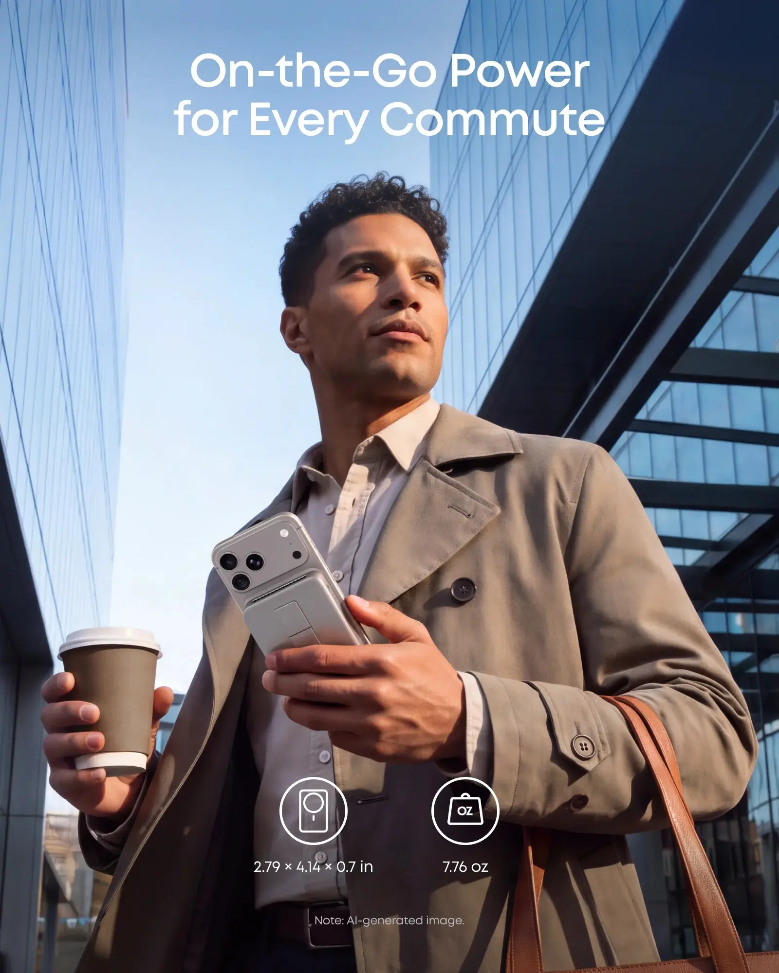 Pin dự phòng ANKER MagGo 2 Pro 10000mAh màu Starlight Silver