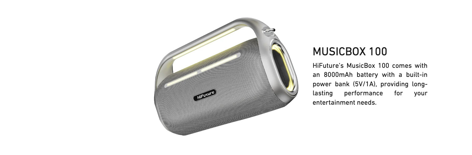 chube Loa Bluetooth Karaoke HiFuture MusicBox 200 100W, 12000mAh