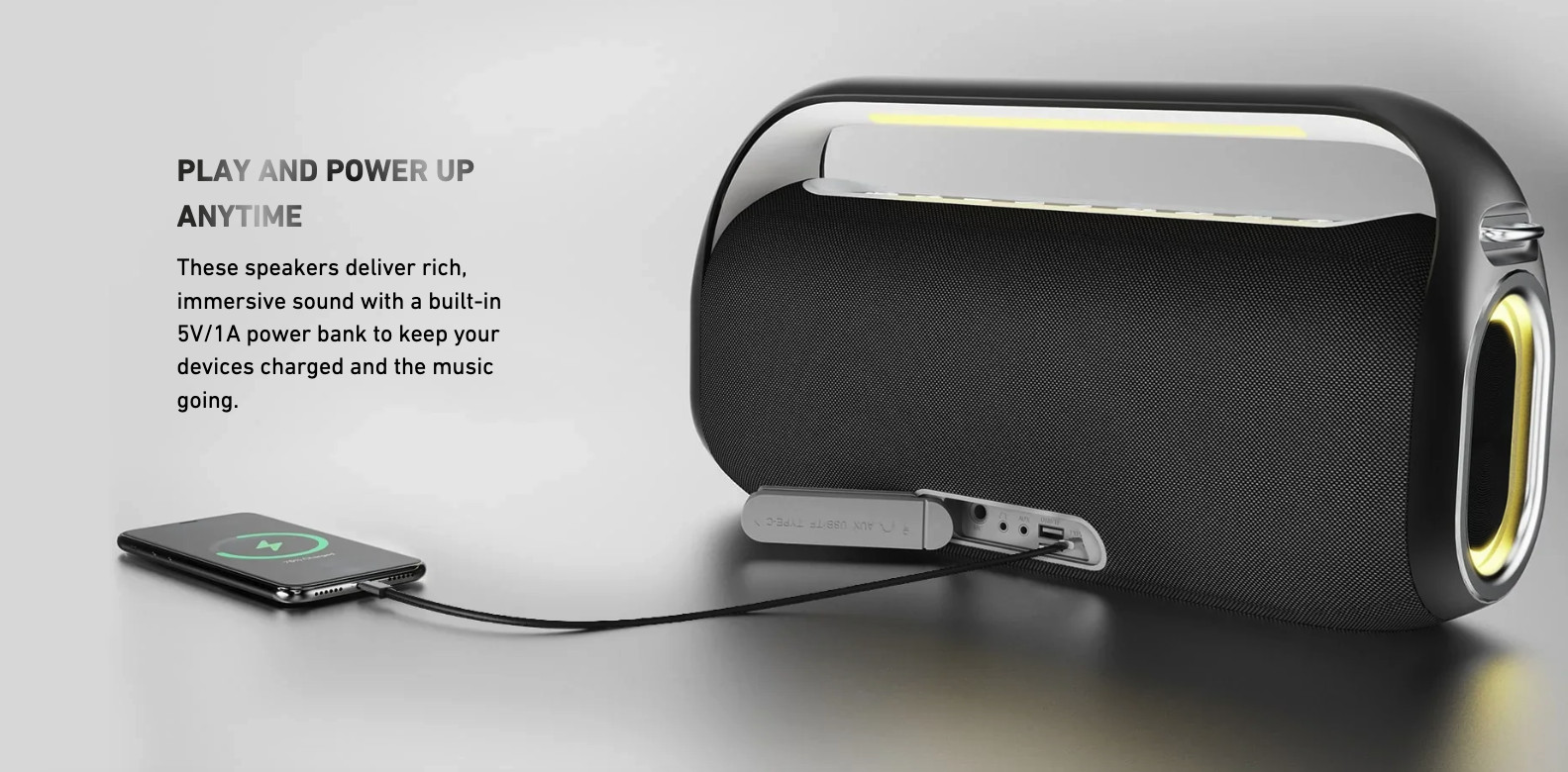 chube Loa Bluetooth Karaoke HiFuture MusicBox 200 100W, 12000mAh