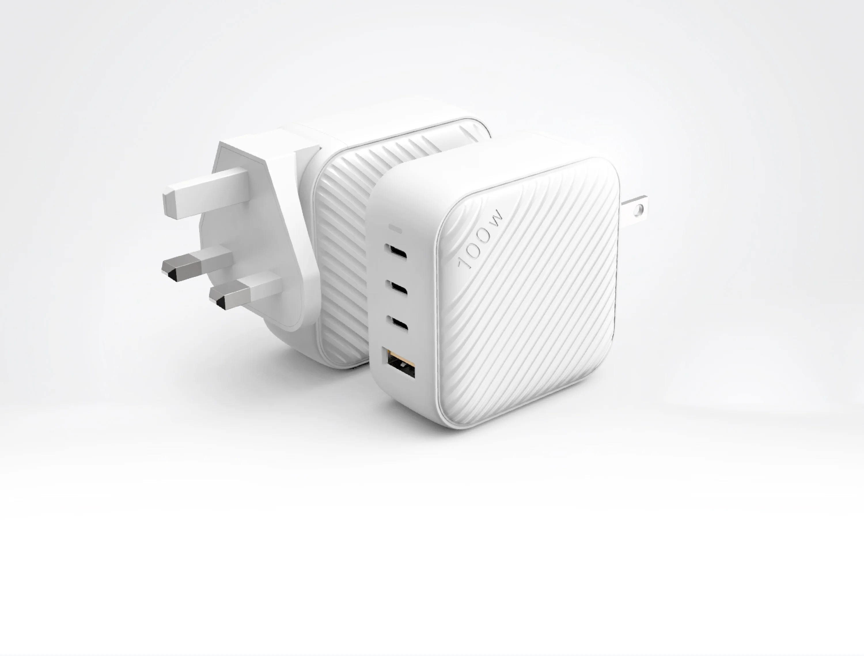 chube Combo cáp sạc Mazer Infinite.BOOST SuperMINI GaN PD 100W Wall Charger