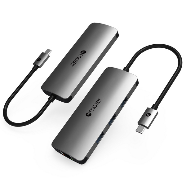 Cổng chuyển đổi Mazer USB-C 4 trong 1 M-UC2MULTI302-GY