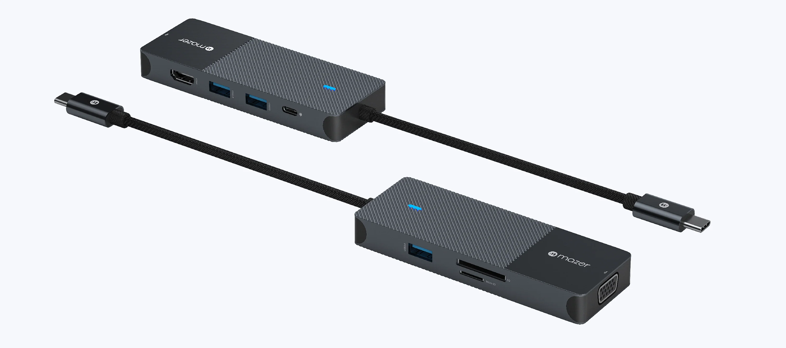 chube Cổng Chuyển Đổi Mazer Infinite Multimedia Pro Series Hub 8-in-1 M-UC2MULTI7005-BK USB-C