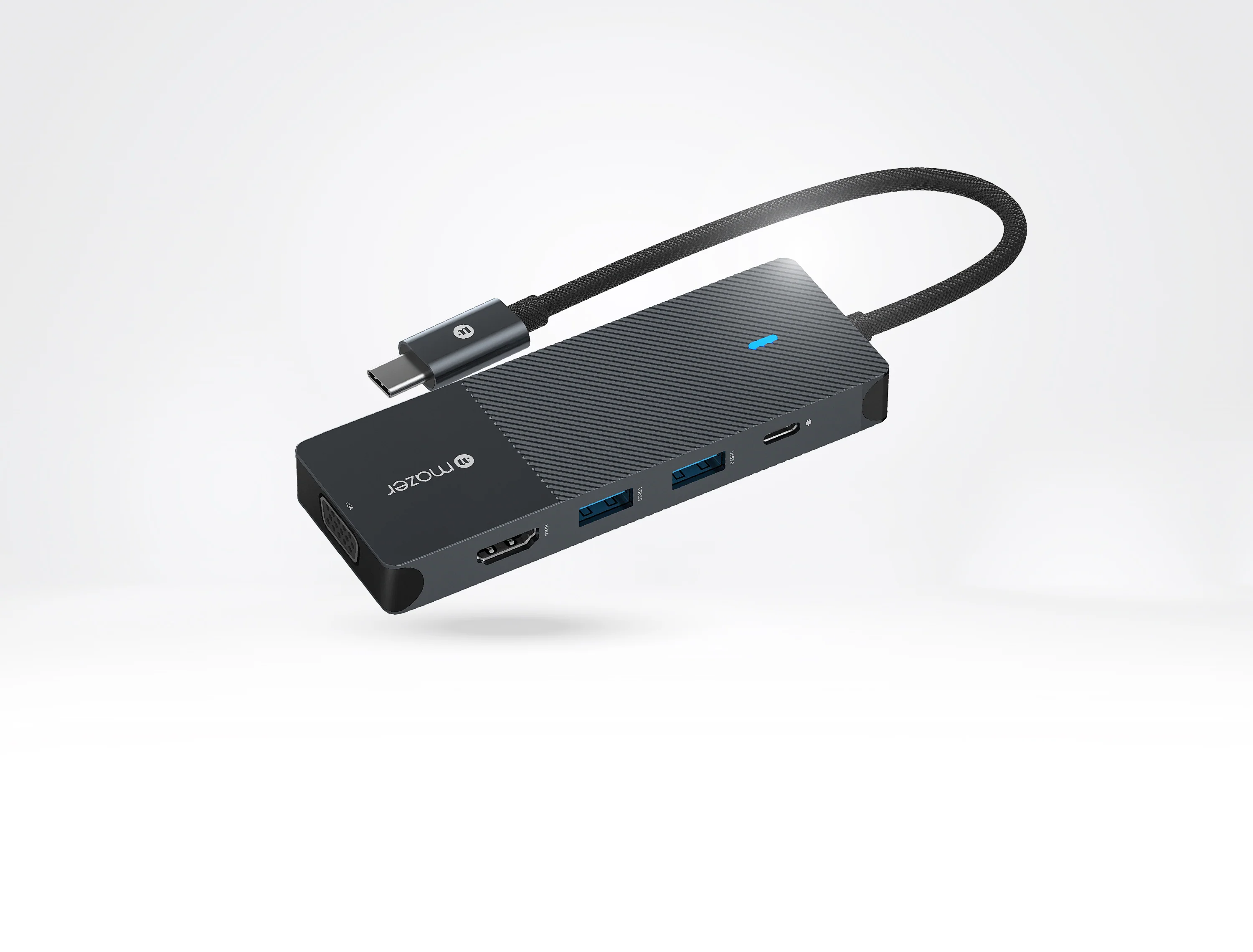 chube Cổng Chuyển Đổi Mazer Infinite Multimedia Pro Series Hub 8-in-1 M-UC2MULTI7005-BK USB-C