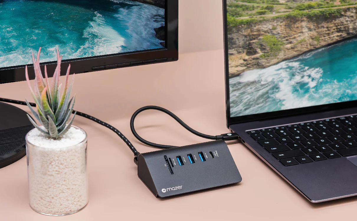 chube Cổng Chuyển Đổi Mazer Infinite Multimedia Pro Desk Hub 8100 (7-in-1)