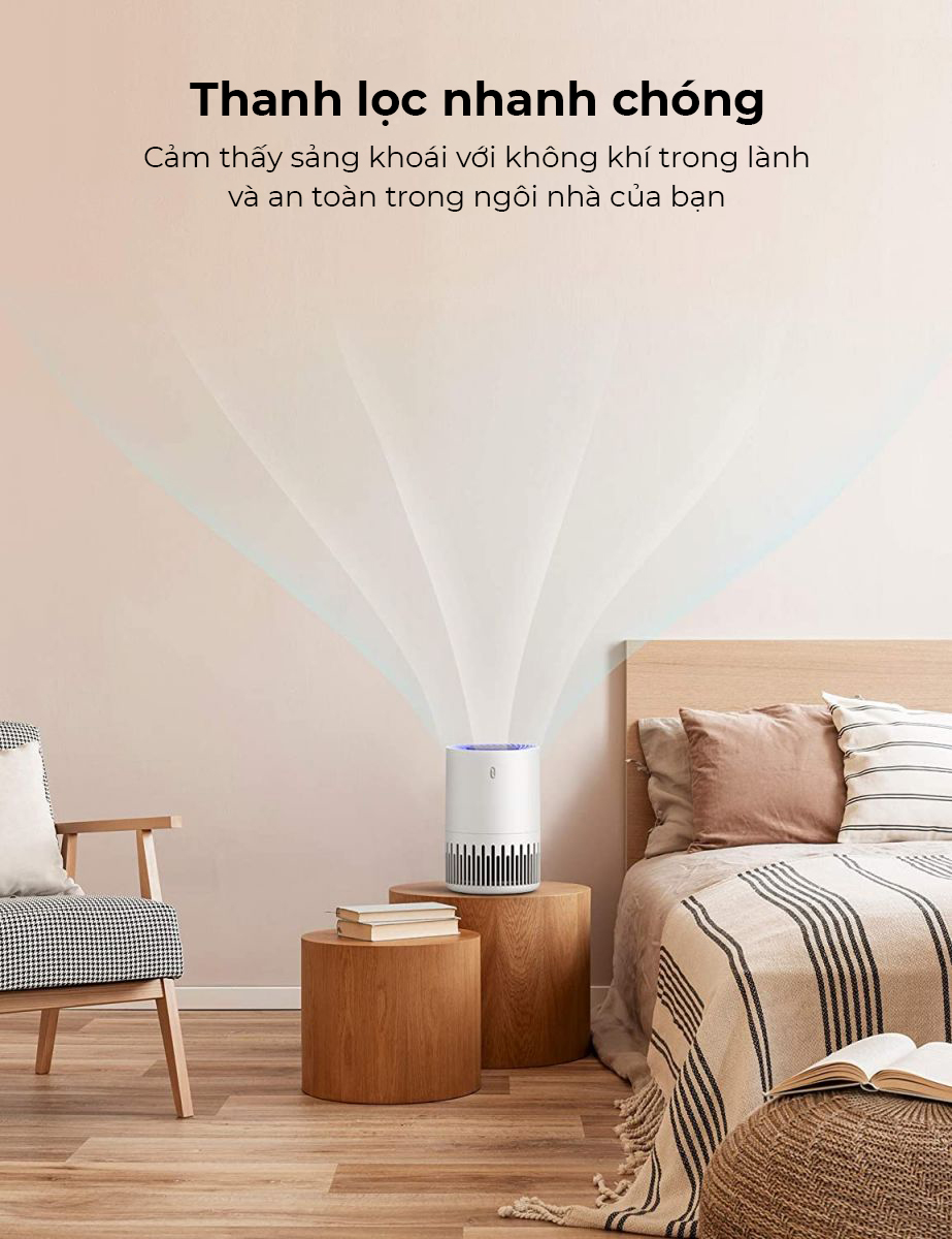 Máy lọc không khí Taotronics TT-AP001 - không khí trong lành