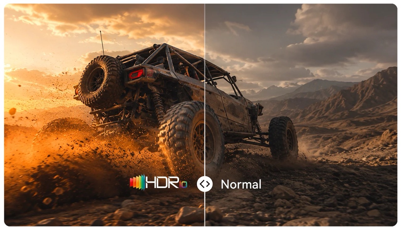 Độ phân giải Native 1080P cùng công nghệ HDR10 tái tạo chi tiết phong phú