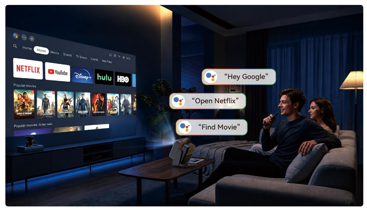 Tính năng tìm kiếm bằng giọng nói thông minh qua trợ lý Google Assistant