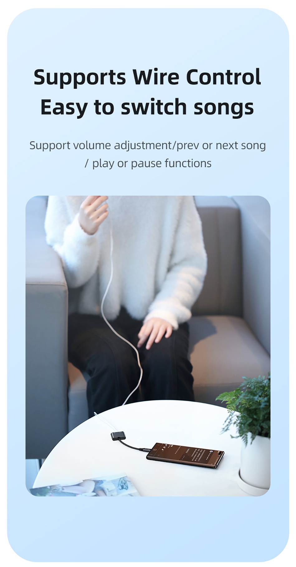 chube Đầu chuyển Type-C to Audio 3.5 DC Usams AU15 + PD 60W