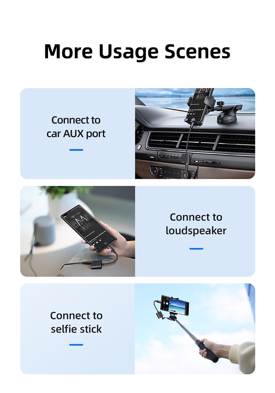 chube Đầu chuyển Type-C to Audio 3.5 DC Usams AU15 + PD 60W