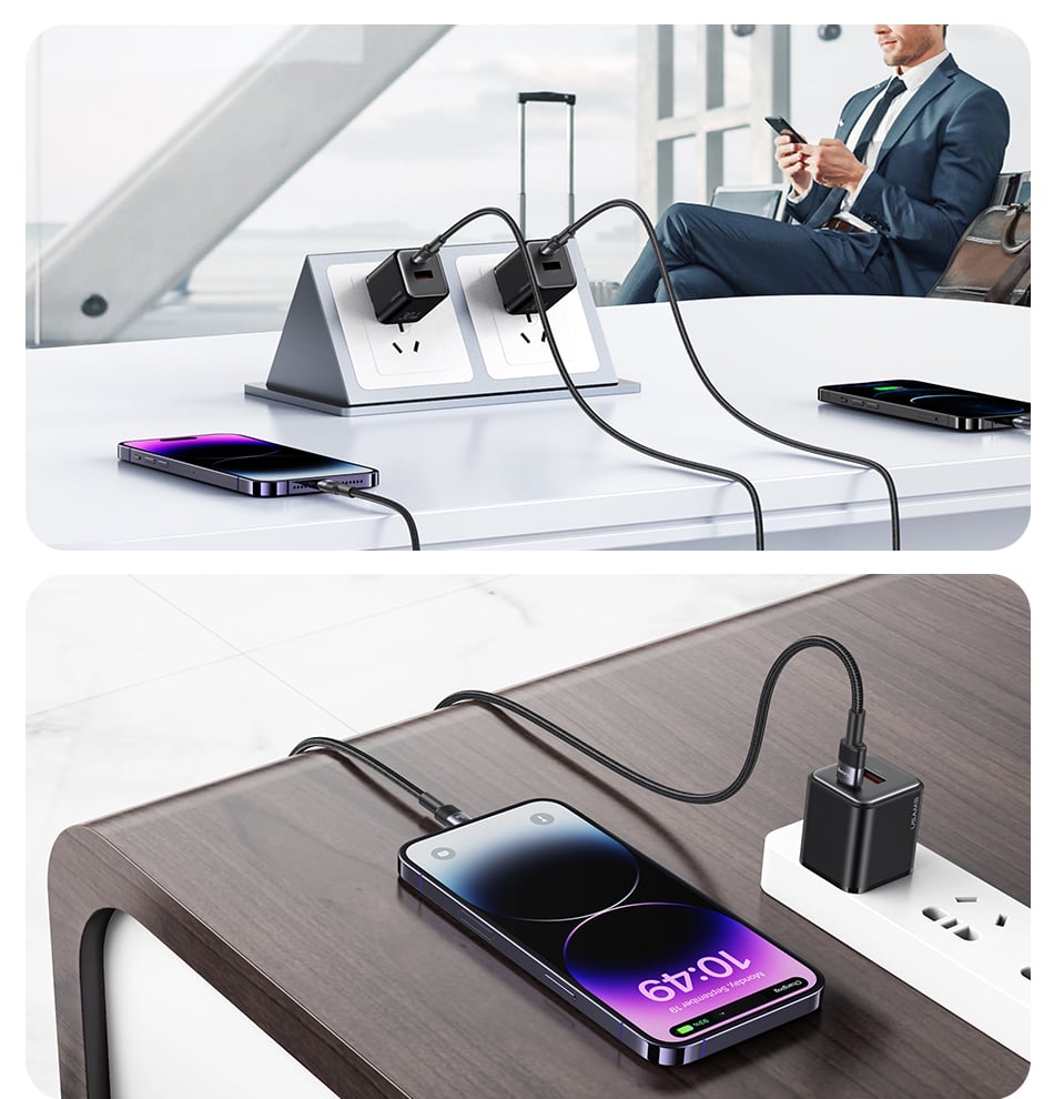 Cáp sạc nhanh Usams SJ729 30W Type-C to Lightning SY Series - Độ dài và tính linh hoạt