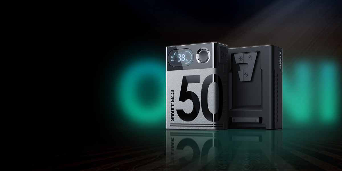 Pin V-mount OMNI-50S Series pin SWIT OMNI - Góc nhìn chính diện