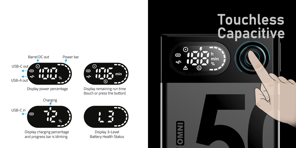 Pin V-mount OMNI-50S Series pin SWIT OMNI - Các phụ kiện đi kèm
