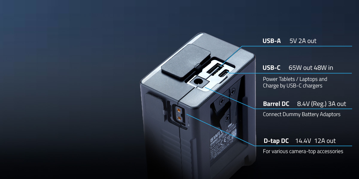 Pin SWIT OMNI 99S, công suất đầu ra mạnh mẽ