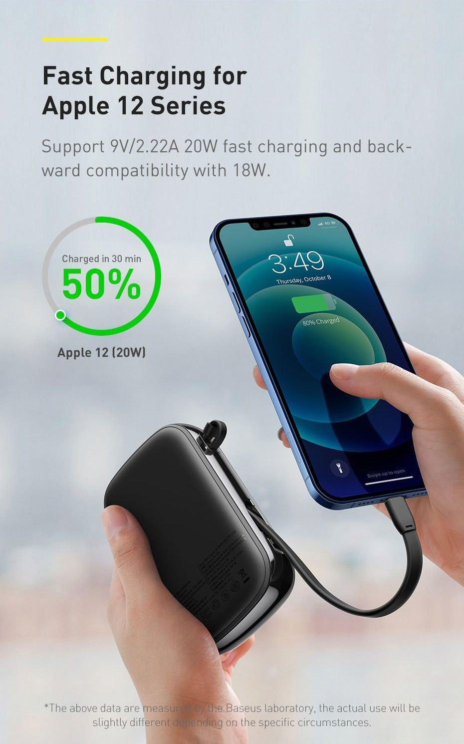 Sạc dự phòng Baseus Qpow 20000mAh 20W 22.5W