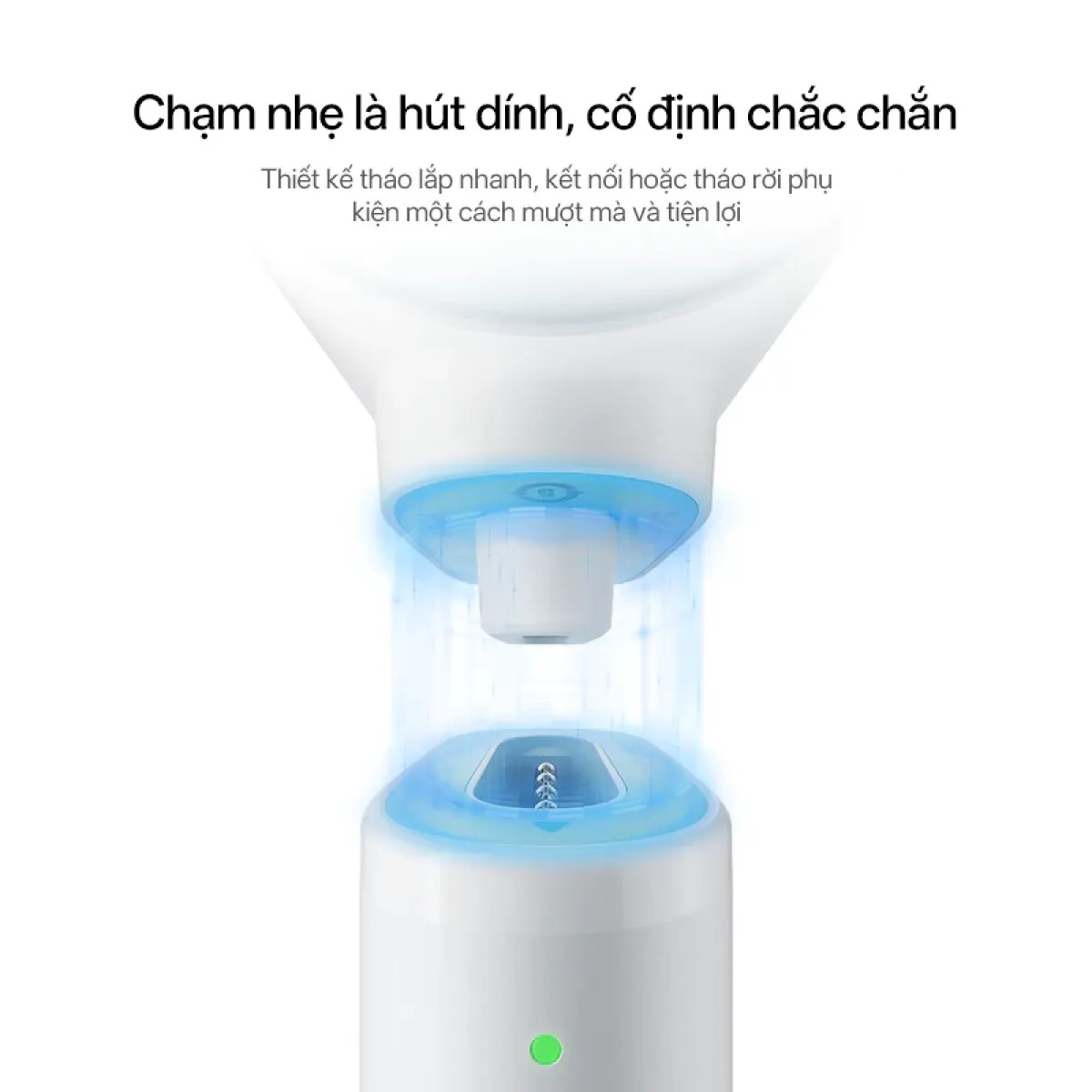 Kích thước nhỏ gọn nhẹ 225g của quạt sạc dự phòng Cuktech CP Modular Fan Plus