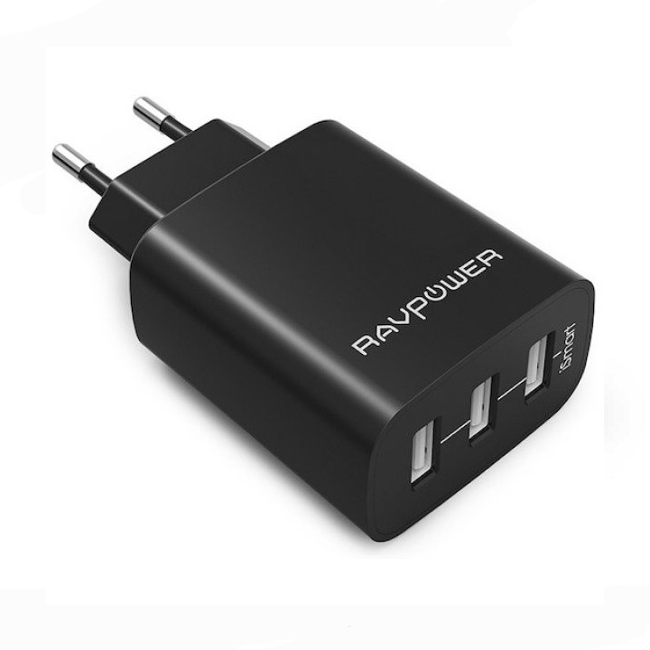 Củ sạc Ravpower 30W RP-UC12 3USB 7.2A iSmart - chube.vn