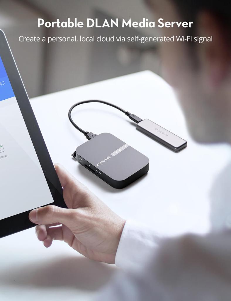 Router Filehub RAVPower RP-WD009 chính hãng