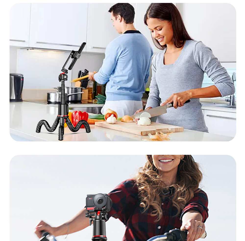 chube Gậy chụp ảnh tích hợp Tripod Rtako C03 chân bạch tuột