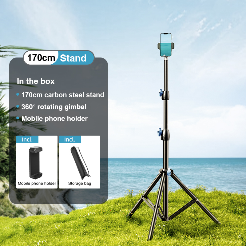 chube Tripod cho điện thoại Rtako RLD-001 (1.7m, Xoay 360°)