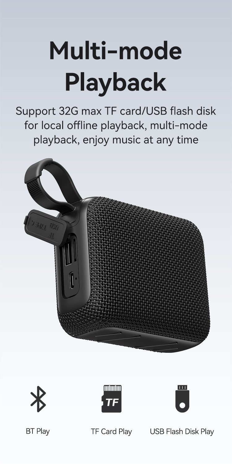 chube Loa Bluetooth di động Usams YX015 BT5.3 Wireless Speaker